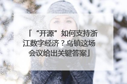 “开源”如何支持浙江数字经济？乌镇这场会议给出关键答案