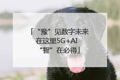 “豫”见数字未来 在这里5G+AI“智”在必得
