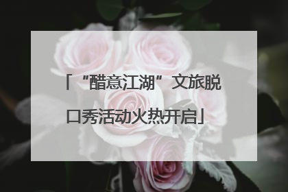 “醋意江湖”文旅脱口秀活动火热开启
