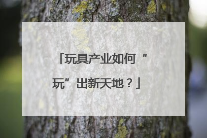 玩具产业如何“玩”出新天地？