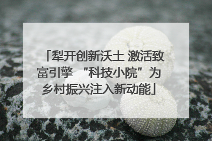 犁开创新沃土 激活致富引擎 “科技小院”为乡村振兴注入新动能