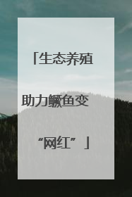 生态养殖助力鳜鱼变“网红”