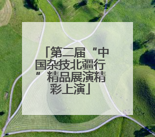 第二届“中国杂技北疆行”精品展演精彩上演