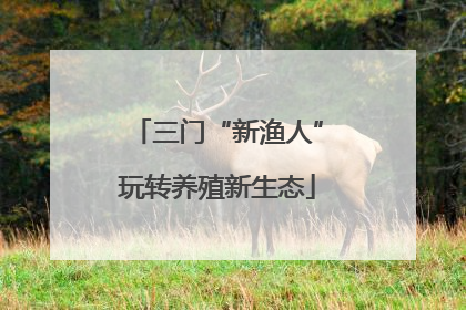 三门“新渔人”玩转养殖新生态