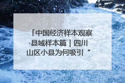 中国经济样本观察·县域样本篇｜四川山区小县为何吸引“村播”扎堆？