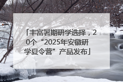 丰富暑期研学选择，20个“2025年安徽研学夏令营”产品发布