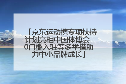 京东运动携专项扶持计划亮相中国体博会 0门槛入驻等多举措助力中小品牌成长