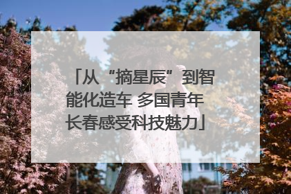 从“摘星辰”到智能化造车 多国青年长春感受科技魅力