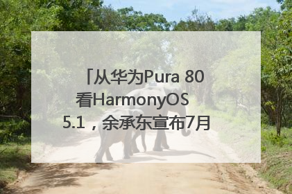 从华为Pura 80看HarmonyOS 5.1，余承东宣布7月迎来首批机型升级