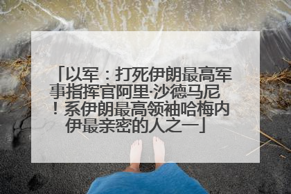 以军：打死伊朗最高军事指挥官阿里·沙德马尼！系伊朗最高领袖哈梅内伊最亲密的人之一