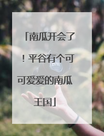 南瓜开会了！平谷有个可可爱爱的南瓜王国