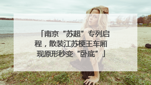 南京“苏超”专列启程，散装江苏梗王车厢现原形秒变“卧底”