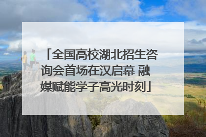 全国高校湖北招生咨询会首场在汉启幕 融媒赋能学子高光时刻