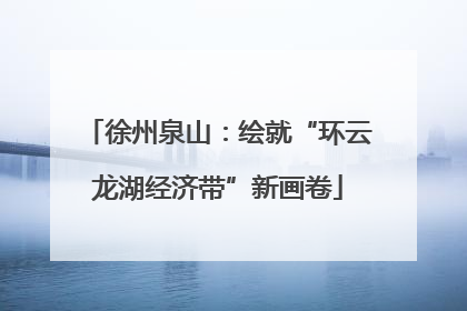 徐州泉山：绘就“环云龙湖经济带”新画卷