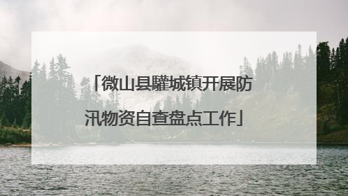 微山县驩城镇开展防汛物资自查盘点工作
