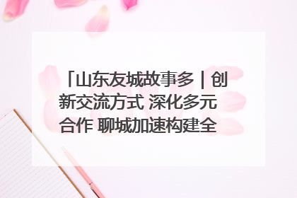 山东友城故事多｜创新交流方式 深化多元合作 聊城加速构建全球友城新格局
