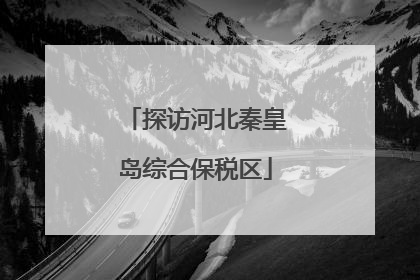 探访河北秦皇岛综合保税区