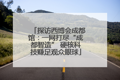 探访西博会成都馆：一网打尽“成都智造” 硬核科技赚足观众眼球