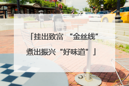 挂出致富 “金丝线” 煮出振兴“好味道”