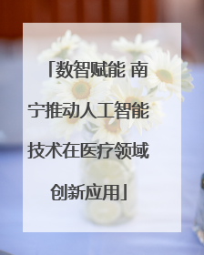数智赋能 南宁推动人工智能技术在医疗领域创新应用