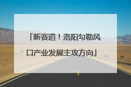 新赛道！洛阳勾勒风口产业发展主攻方向