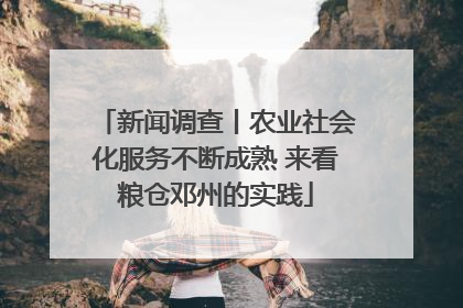 新闻调查丨农业社会化服务不断成熟 来看粮仓邓州的实践
