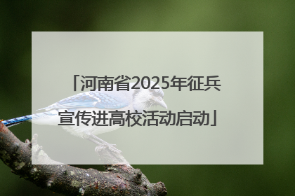 河南省2025年征兵宣传进高校活动启动