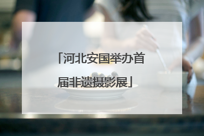 河北安国举办首届非遗摄影展