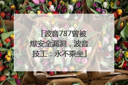 波音787曾被爆安全漏洞，波音技工：永不乘坐