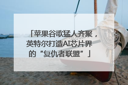 苹果谷歌猛人齐聚，英特尔打造AI芯片界的“复仇者联盟”