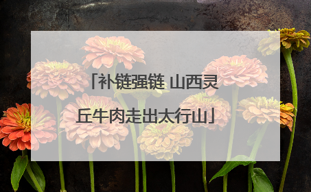 补链强链 山西灵丘牛肉走出太行山