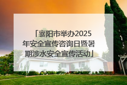 襄阳市举办2025年安全宣传咨询日暨暑期涉水安全宣传活动