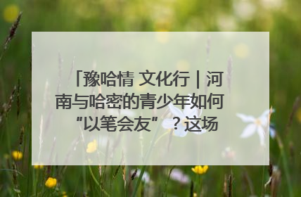 豫哈情 文化行｜河南与哈密的青少年如何 “以笔会友”？这场书画展藏着答案