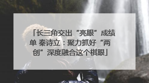 长三角交出“亮眼”成绩单 秦诗立：聚力抓好“两创”深度融合这个棋眼