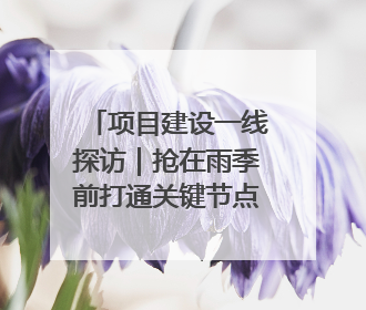 项目建设一线探访｜抢在雨季前打通关键节点 东南退水明渠四标段项目顺利完工