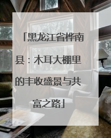 黑龙江省桦南县：木耳大棚里的丰收盛景与共富之路