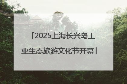 2025上海长兴岛工业生态旅游文化节开幕
