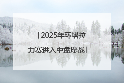 2025年环塔拉力赛进入中盘鏖战