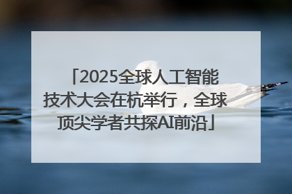 2025全球人工智能技术大会在杭举行，全球顶尖学者共探AI前沿