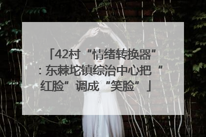 42村“情绪转换器”：东棘坨镇综治中心把“红脸”调成“笑脸”