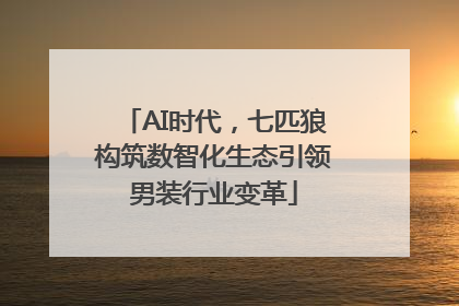 AI时代，七匹狼构筑数智化生态引领男装行业变革